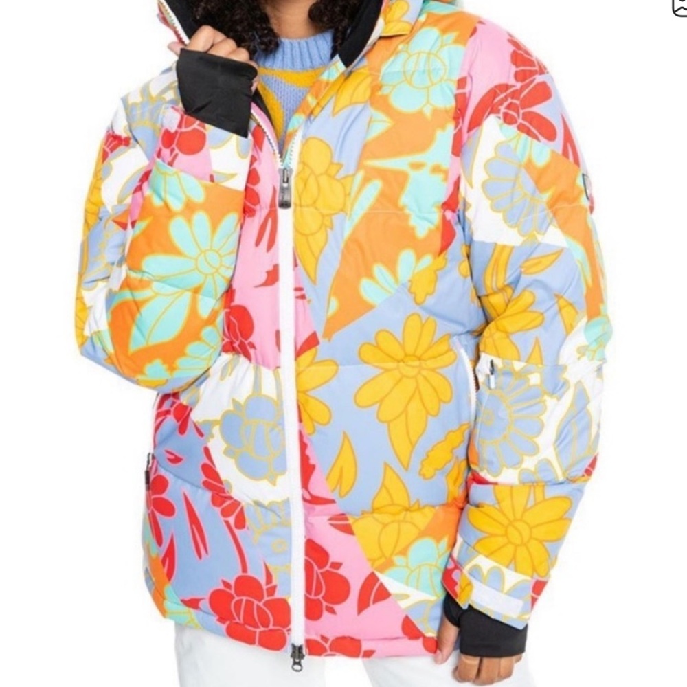 Roxy x Cynthia Rowley Ski/Snow/Snowboard Puffy Jacket